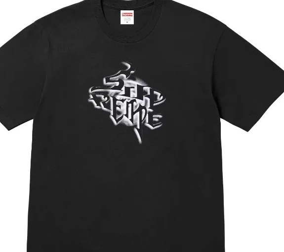 black white in S and WEEK18 T-shirt M 24FW L letter XL printed 0713